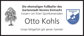 Anzeige von Otto Kohls von MGO