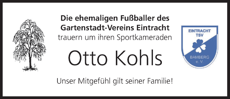  Traueranzeige für Otto Kohls vom 10.10.2020 aus MGO