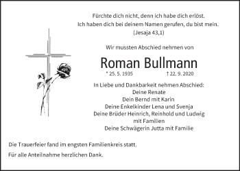 Anzeige von Roman Bullmann von MGO