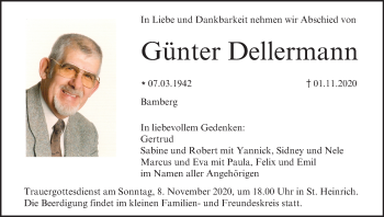 Anzeige von Günter Dellermann von MGO