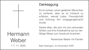 Anzeige von Hermann Weber von MGO