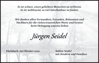 Anzeige von Jürgen Seidel von MGO