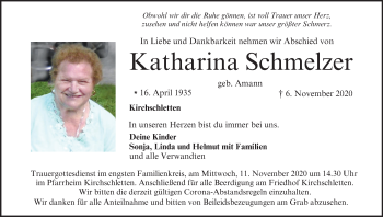 Anzeige von Katharina Schmelzer von MGO
