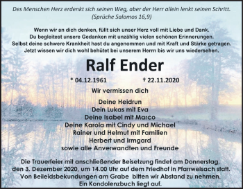 Anzeige von Ralf Ender von MGO