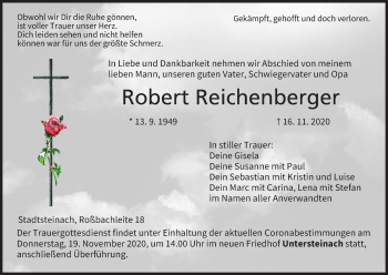 Anzeige von Robert Reichenberger von MGO