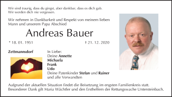 Anzeige von Andreas Bauer von MGO