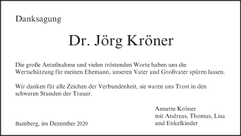 Anzeige von Jörg Kröner von MGO