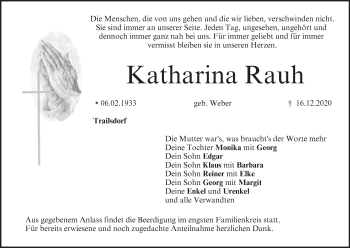 Anzeige von Katharina Rauh von MGO