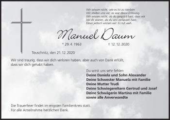 Anzeige von Manuel Daum von MGO