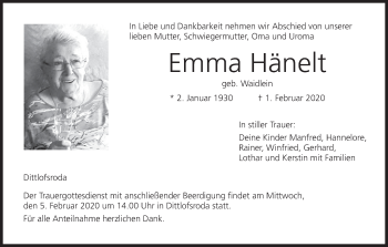 Anzeige von Emma Hänelt von MGO