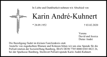 Anzeige von Karin Andre-Kuhnert von MGO