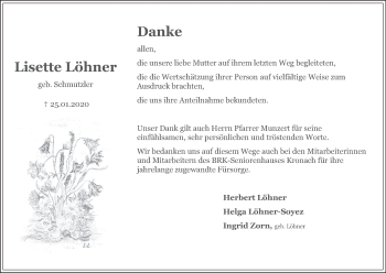 Anzeige von Lisette Löhner von MGO