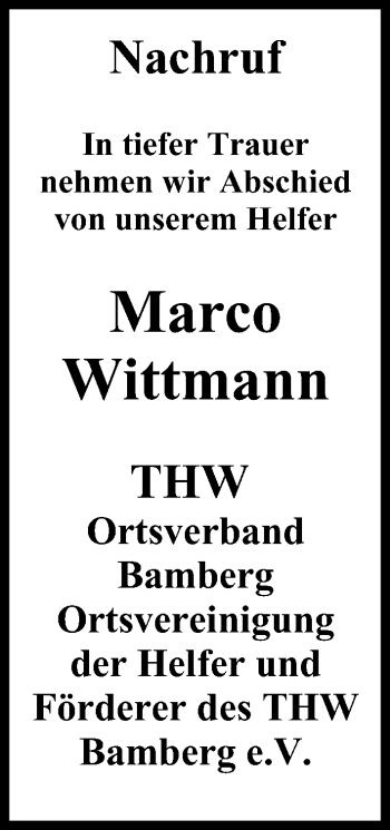 Anzeige von Marco Wittmann von MGO