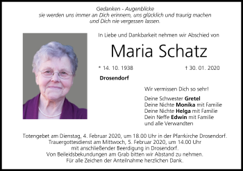 Anzeige von Maria Schatz von MGO
