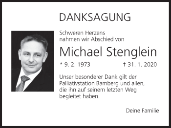 Anzeige von Michael Stenglein von MGO