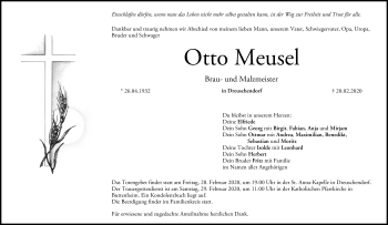 Anzeige von Otto Meusel von MGO