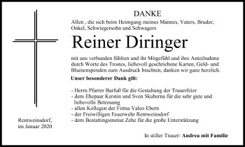 Anzeige von Reiner Diringer von MGO