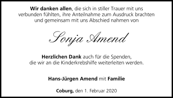 Anzeige von Sonja Amend von MGO