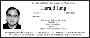 Anzeige von Harald Jung von MGO
