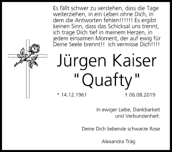 Anzeige von Jürgen Kaiser von MGO
