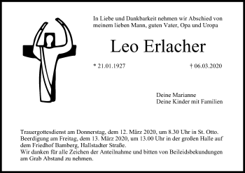 Anzeige von Leo Erlacher von MGO