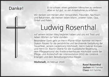 Anzeige von Ludwig Rosenthal von MGO