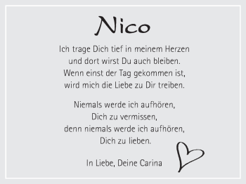 Anzeige von Nico Keßler von MGO