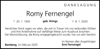 Anzeige von Romy Fernengel von MGO
