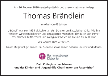 Anzeige von Thomas Brändlein von MGO