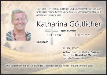 Anzeige von Katharina Göttlicher von MGO