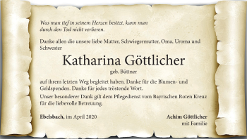 Anzeige von Katharina Göttlicher von MGO
