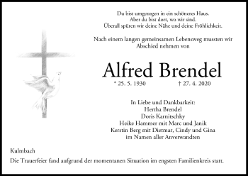 Anzeige von Alfred Brendel von MGO