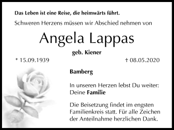 Anzeige von Angela Lappas von MGO
