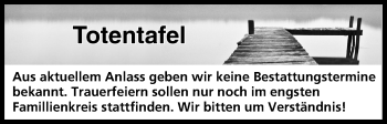 Anzeige von Bestattungen vom 30.05.2020 von MGO