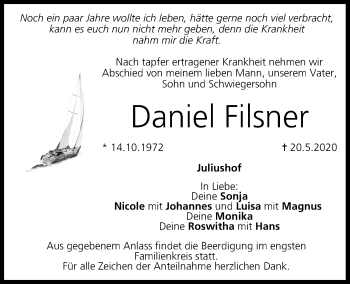 Anzeige von Daniel Filsner von MGO