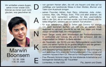 Anzeige von Marwin Boonsem von MGO