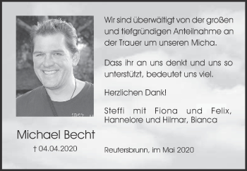 Anzeige von Michael Becht von MGO