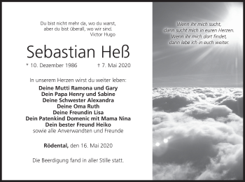 Anzeige von Sebastian Heß von MGO