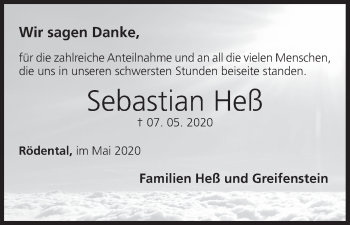 Anzeige von Sebastian Heß von MGO