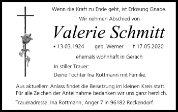 Anzeige von Valerie Schmitt von MGO
