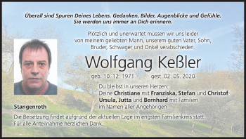 Anzeige von Wolfgang Keßler von MGO