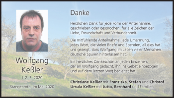 Anzeige von Wolfgang Keßler von MGO