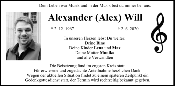 Anzeige von Alexander Will von MGO