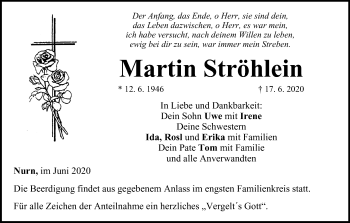 Anzeige von Martin Ströhlein von MGO