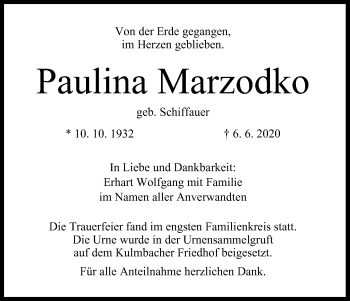 Anzeige von Paulina Marzodko von MGO