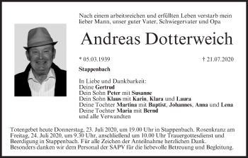 Anzeige von Andreas Dotterweich von MGO