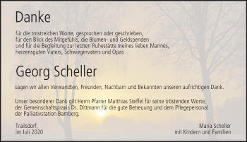 Anzeige von Georg Scheller von MGO