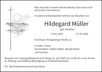 Anzeige von Hildegard Müller von MGO
