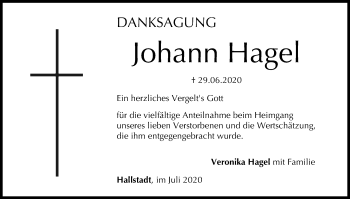 Anzeige von Johann Hagel von MGO
