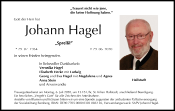Anzeige von Johann Hagel von MGO
